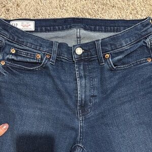 GAP Women's Vintage Mid Rise Dark Blue Jeans